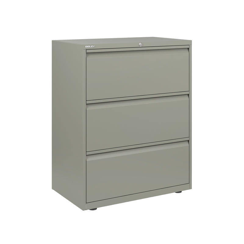 Bisley 800mm Wide Essentials 3 Drawer Side Filing Cabinet