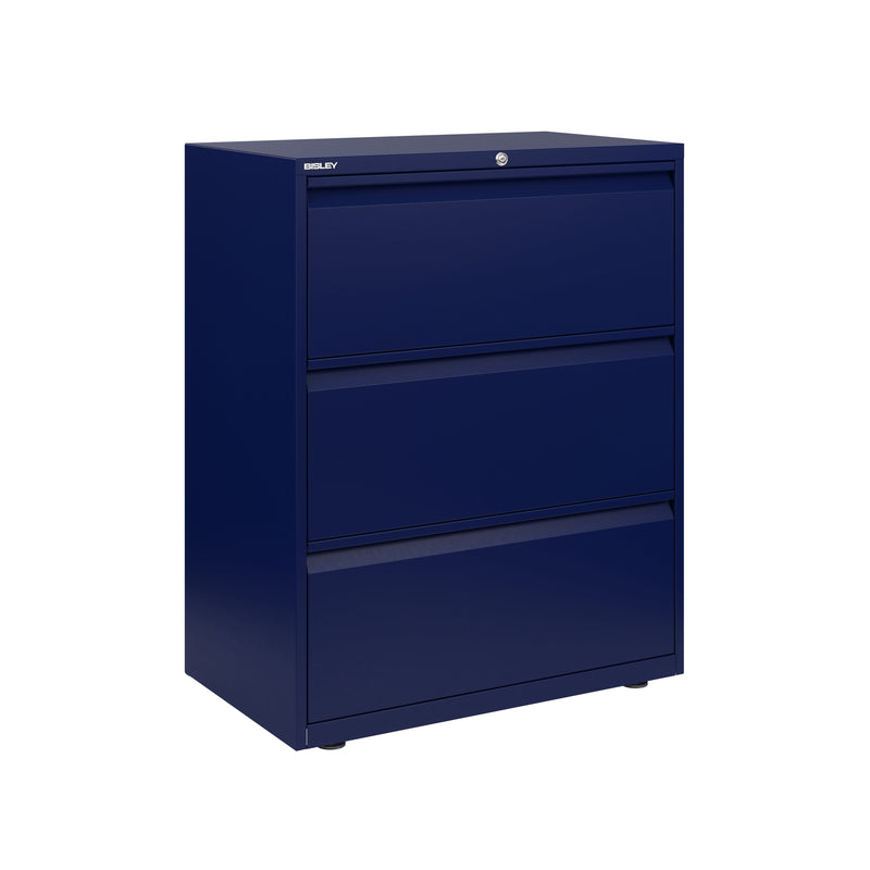 Bisley 800mm Wide Essentials 3 Drawer Side Filing Cabinet