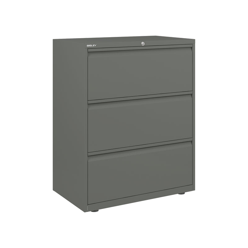 Bisley 800mm Wide Essentials 3 Drawer Side Filing Cabinet