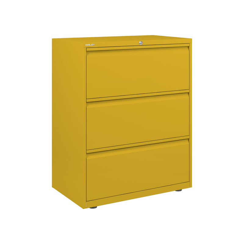 Bisley 800mm Wide Essentials 3 Drawer Side Filing Cabinet