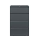 Bisley 800mm Wide Essentials 4 Drawer Side Filing Cabinet - NWOF