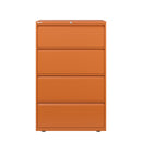 Bisley 800mm Wide Essentials 4 Drawer Side Filing Cabinet - NWOF