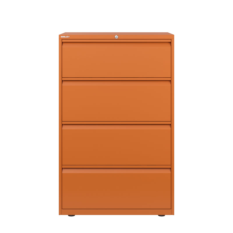 Bisley 800mm Wide Essentials 4 Drawer Side Filing Cabinet