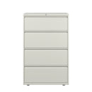 Bisley 800mm Wide Essentials 4 Drawer Side Filing Cabinet - NWOF
