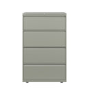 Bisley 800mm Wide Essentials 4 Drawer Side Filing Cabinet - NWOF