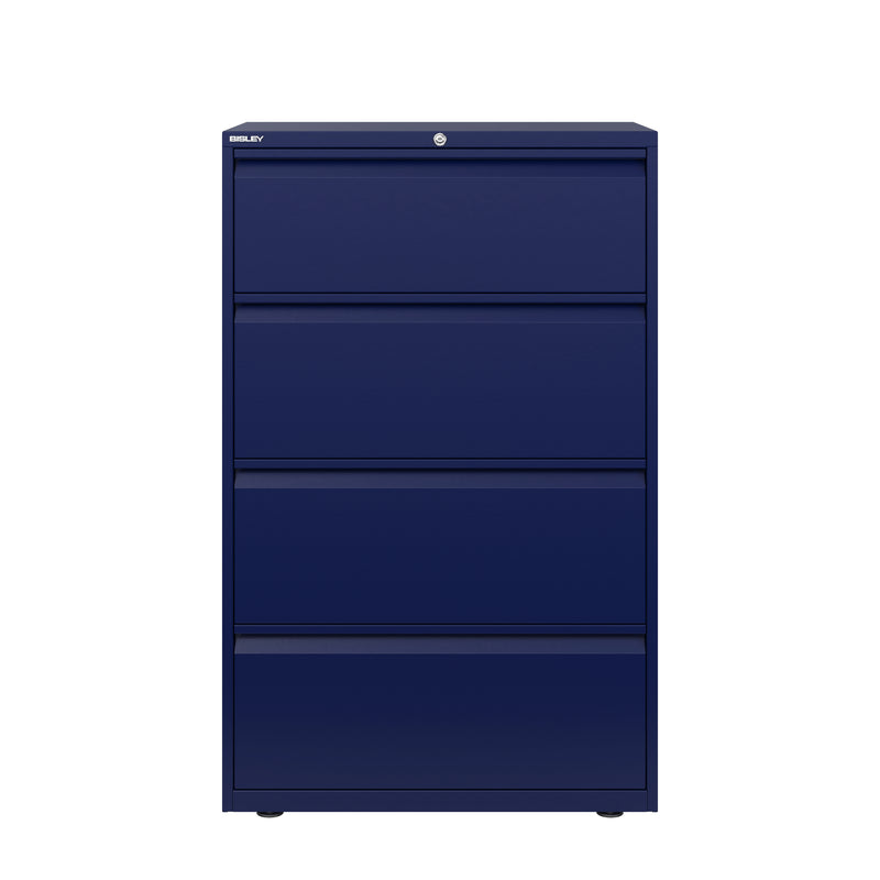 Bisley 800mm Wide Essentials 4 Drawer Side Filing Cabinet