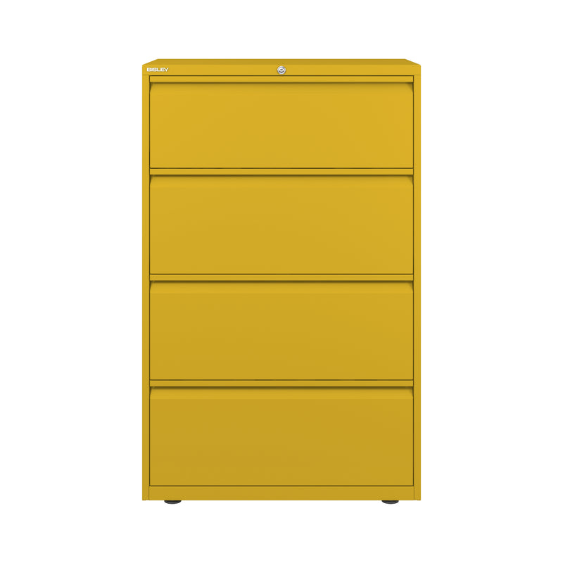 Bisley 800mm Wide Essentials 4 Drawer Side Filing Cabinet