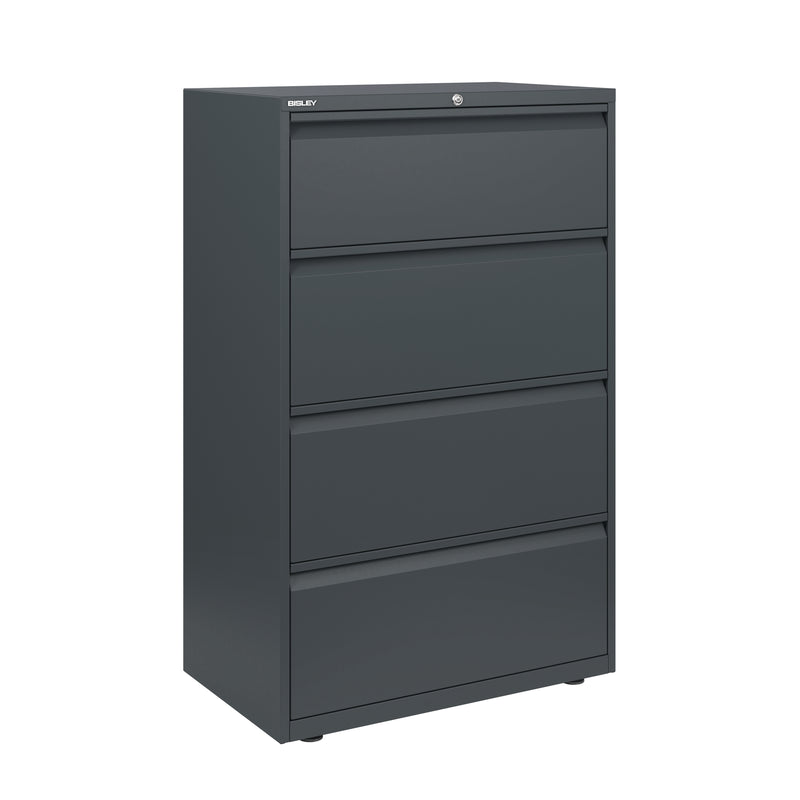 Bisley 800mm Wide Essentials 4 Drawer Side Filing Cabinet