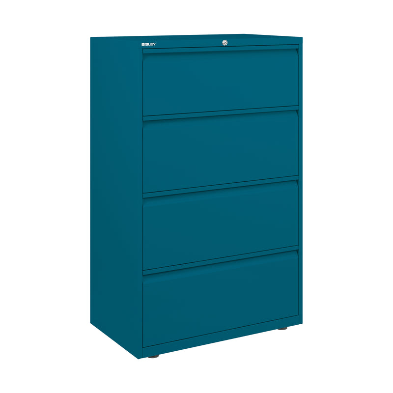 Bisley 800mm Wide Essentials 4 Drawer Side Filing Cabinet