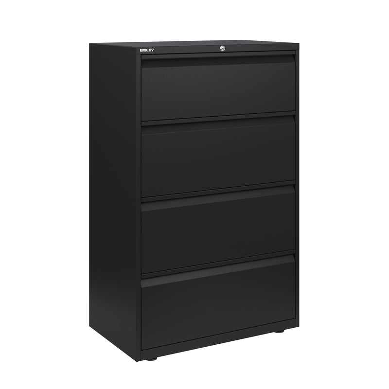 Bisley 800mm Wide Essentials 4 Drawer Side Filing Cabinet