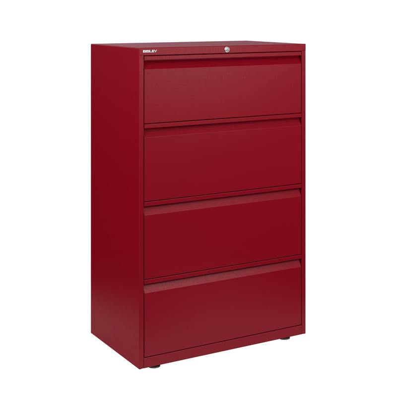 Bisley 800mm Wide Essentials 4 Drawer Side Filing Cabinet