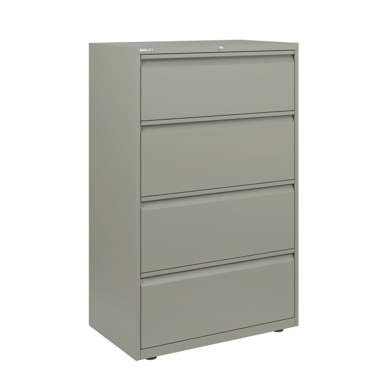 Bisley 800mm Wide Essentials 4 Drawer Side Filing Cabinet