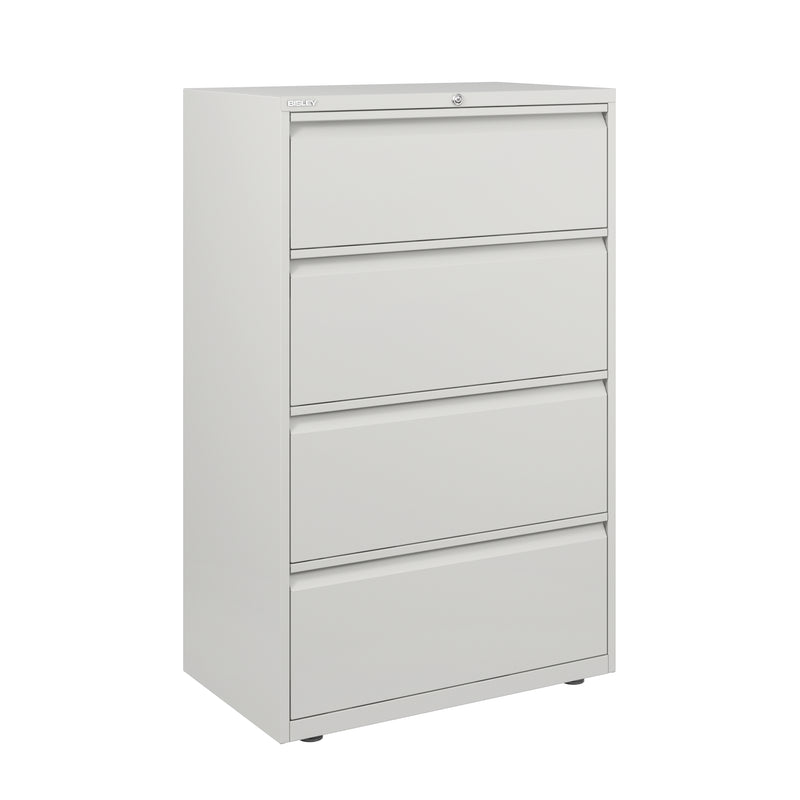 Bisley 800mm Wide Essentials 4 Drawer Side Filing Cabinet