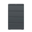 Bisley 800mm Wide Essentials 4 Drawer Side Filing Cabinet - NWOF