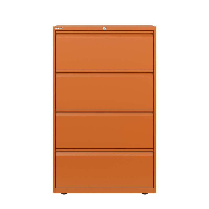 Bisley 800mm Wide Essentials 4 Drawer Side Filing Cabinet