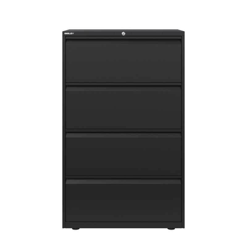 Bisley 800mm Wide Essentials 4 Drawer Side Filing Cabinet