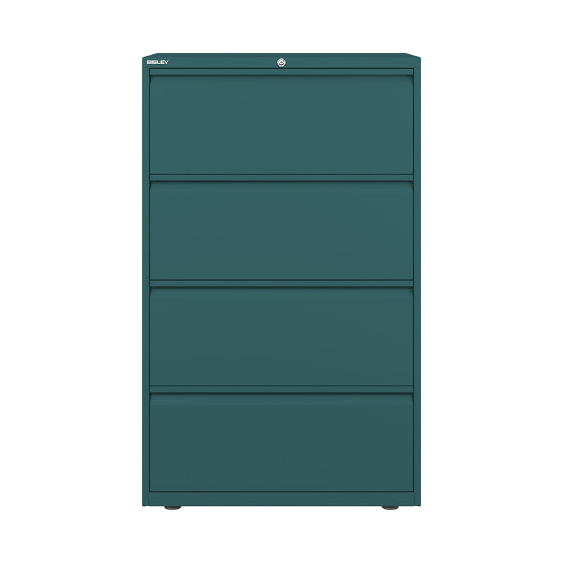 Bisley 800mm Wide Essentials 4 Drawer Side Filing Cabinet