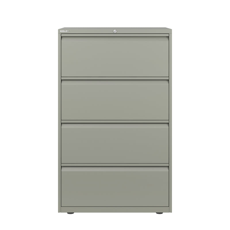 Bisley 800mm Wide Essentials 4 Drawer Side Filing Cabinet