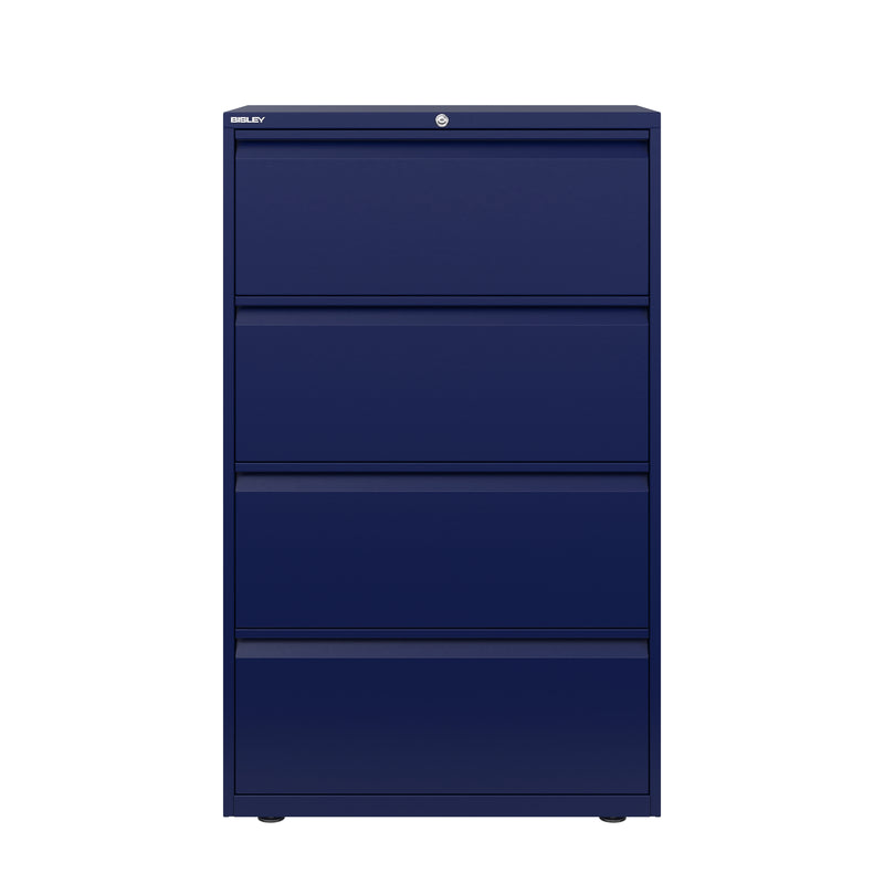 Bisley 800mm Wide Essentials 4 Drawer Side Filing Cabinet