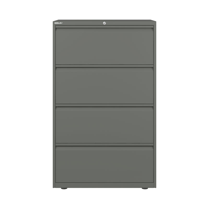 Bisley 800mm Wide Essentials 4 Drawer Side Filing Cabinet