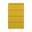 Bisley 800mm Wide Essentials 4 Drawer Side Filing Cabinet - NWOF