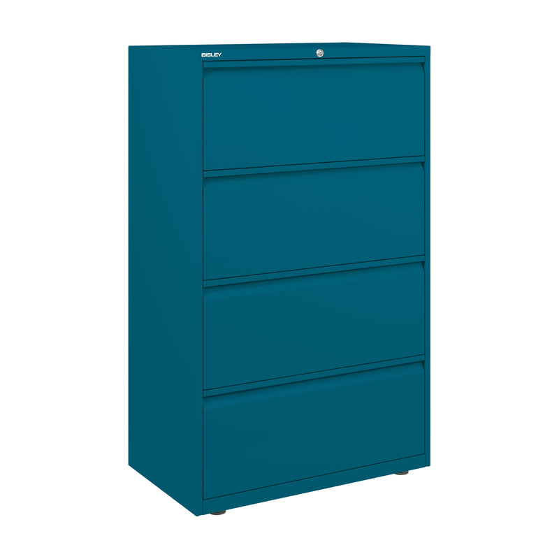 Bisley 800mm Wide Essentials 4 Drawer Side Filing Cabinet