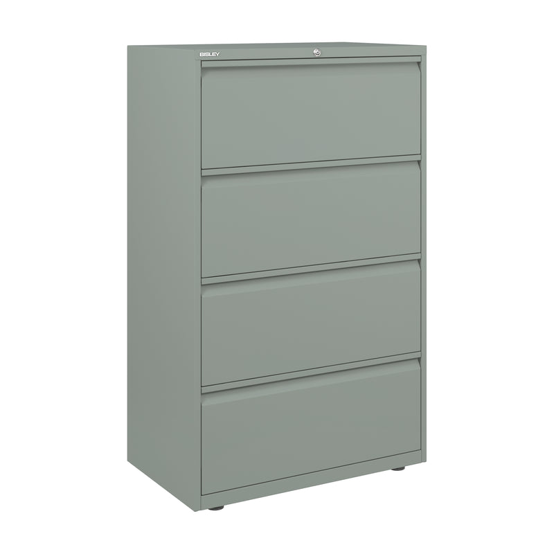 Bisley 800mm Wide Essentials 4 Drawer Side Filing Cabinet