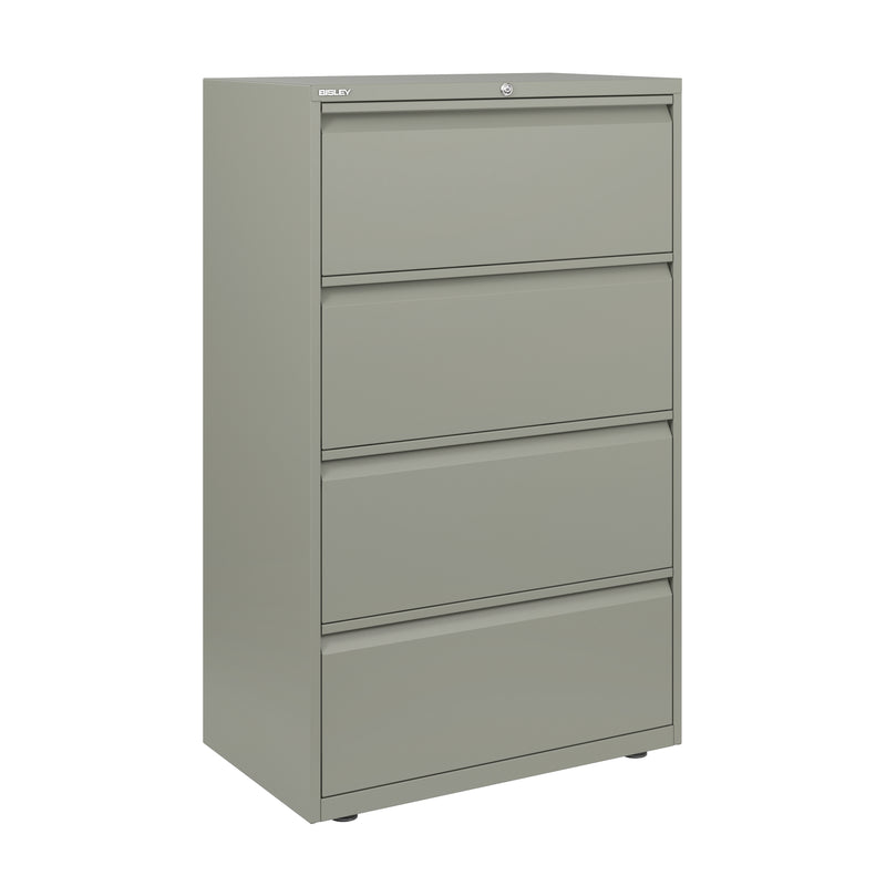 Bisley 800mm Wide Essentials 4 Drawer Side Filing Cabinet