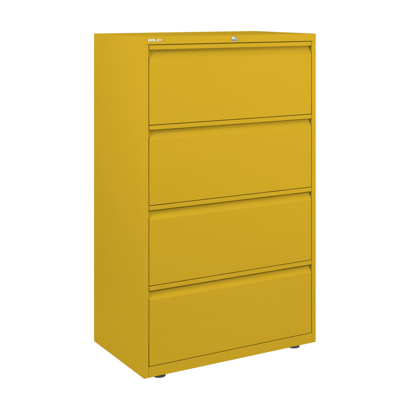 Bisley 800mm Wide Essentials 4 Drawer Side Filing Cabinet