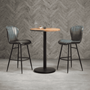 Lars Bar Stool - Genuine Leather - NWOF