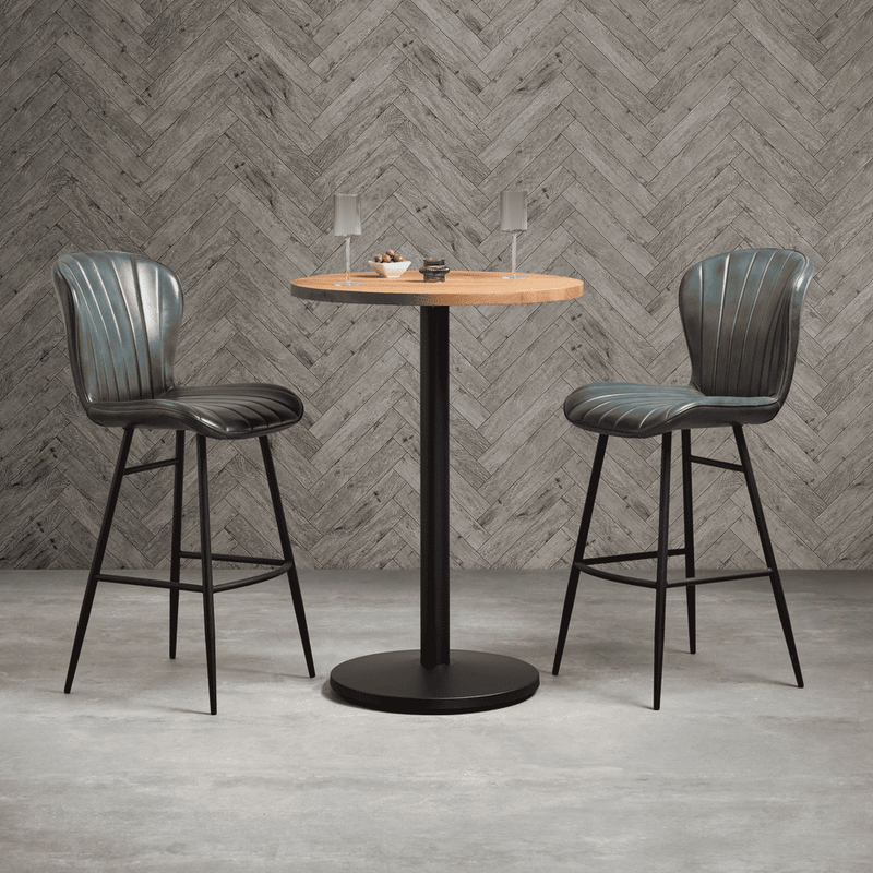 Lars Bar Stool - Genuine Leather