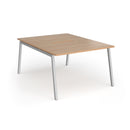 Connex Plus Angled Back To Back Desk - Beech - NWOF