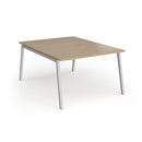 Connex Plus Angled Back To Back Desk - Kendal Oak - NWOF