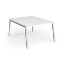 Connex Plus Angled Back To Back Desk - White - NWOF