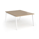 Connex Plus Angled Back To Back Desk - Kendal Oak - NWOF