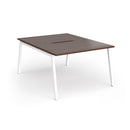 Connex Plus Angled Back To Back Desk - Walnut - NWOF