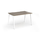 Connex Plus Angled Single Desk - Nebraska Oak - NWOF