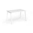 Connex Plus Angled Single Desk - White - NWOF