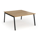 Connex Plus Angled Back To Back Desk - Oak - NWOF