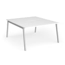 Connex Plus Angled Back To Back Desk - White - NWOF