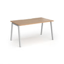 Connex Plus Angled Single Desk - Beech - NWOF