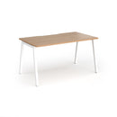 Connex Plus Angled Single Desk - Beech - NWOF