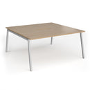 Connex Plus Angled Back To Back Desk - Kendal Oak - NWOF