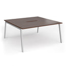 Connex Plus Angled Back To Back Desk - Walnut - NWOF