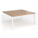 Connex Plus Angled Back To Back Desk - Beech - NWOF