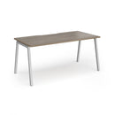 Connex Plus Angled Single Desk - Nebraska Oak - NWOF