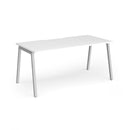Connex Plus Angled Single Desk - White - NWOF