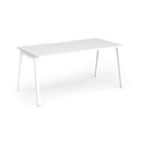 Connex Plus Angled Single Desk - White - NWOF