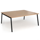 Connex Plus Angled Back To Back Desk - Beech - NWOF