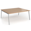 Connex Plus Angled Back To Back Desk - Beech - NWOF